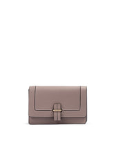 Giada Powder Pink Leather Clutch Bag
